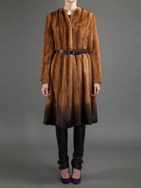 Mink Fendi Coats for Women 